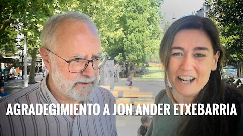 Agradecimiento al biólogo Jon Ander Etxebarria por su labor