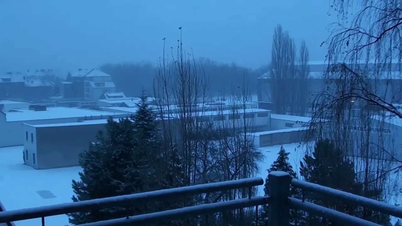 Dajay82 - Sony HDR CX115 | Test Video | Evening Snow | Low Light HDFX 2010 (4K +50FPS Upscale)