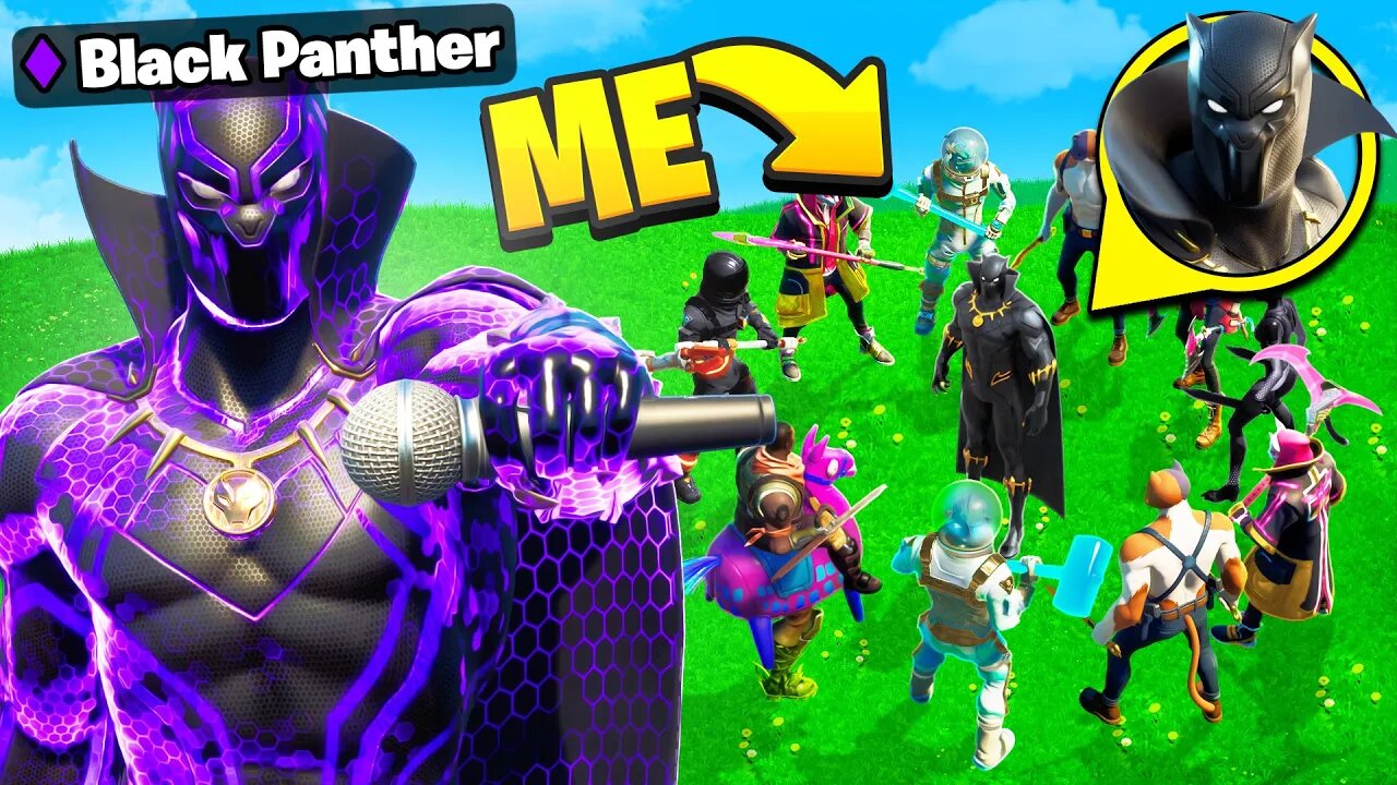 Do What Black Panther Says, Or ELSE! - Fortnite