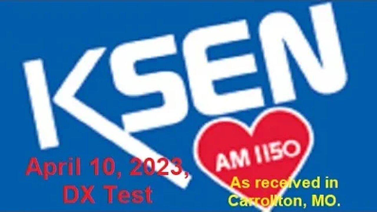 KSEN 1150AM, Shelby, MT, DX Test, received on 4-10-2023 at 2:17AM (0717 UTC)