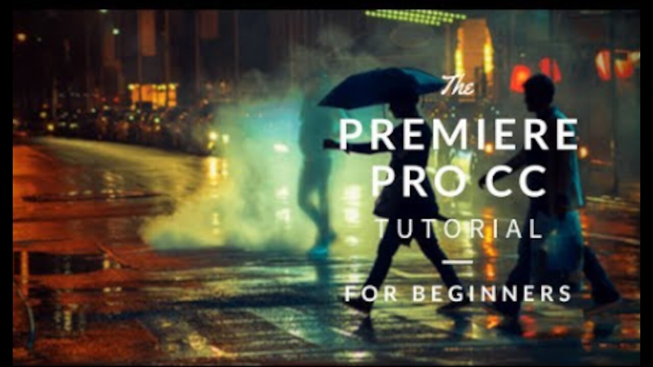 Adobe Premiere Beginners Tutorial!