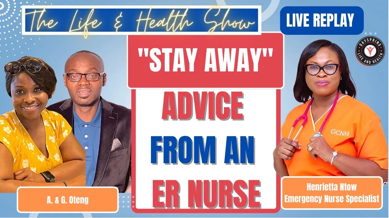 Stay Away! Advice from an Emergency Room Nurse #droteng