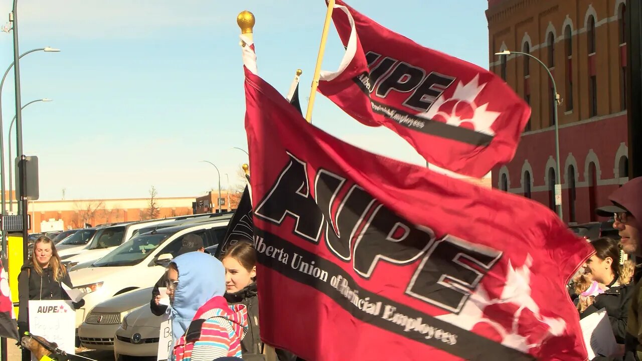 AUPE Rally Against Good Samaritan Society | Friday, March 3, 2023 | Micah Quinn | Bridge City News