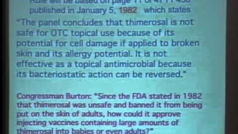 Part 1- Vasken Aposhian, PhD "The Mercury Mysteries: IAOMT 2007 Tucson