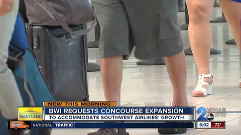 BWI requests concourse expansion to accommodate Southwest Airlines growth