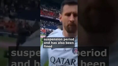 Lionel Messi Suspended by PSG for Two Weeks #reels #short #shorts #subscribe #goat #1k