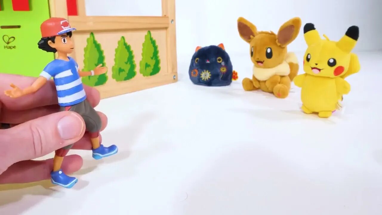 149 10Pokemon get a New House Toy Learning Video! Reading Video for Kids =)