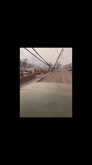 VIDEO FOOTAGE🎥🏡🔥ON THE AFTERMATH OF WILDFIRE APOCALYPSE IN LAHAINA MAUI🔥🏚️🔥🌳🔥💫
