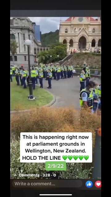 Meanwhile in New Zealand. " Hold The Line"