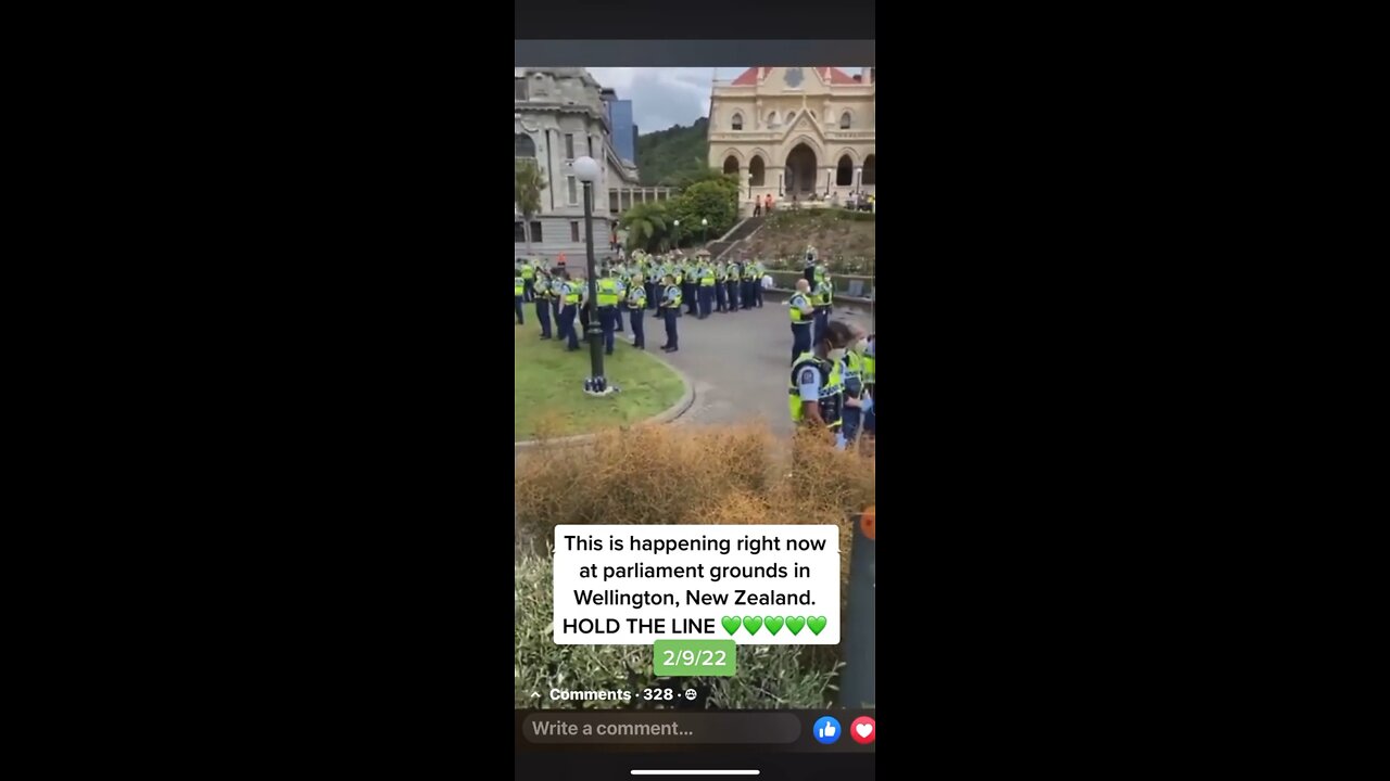 Meanwhile in New Zealand. " Hold The Line"