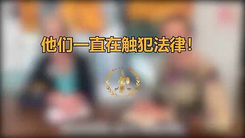 他们一直在触犯法律！ They have been breaking the law!!!