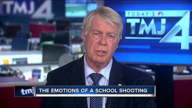 Local police chaplain on the emotions of a school shooting