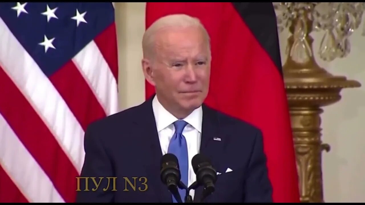 Biden February 7, 2022 threatens the Nord Stream 2