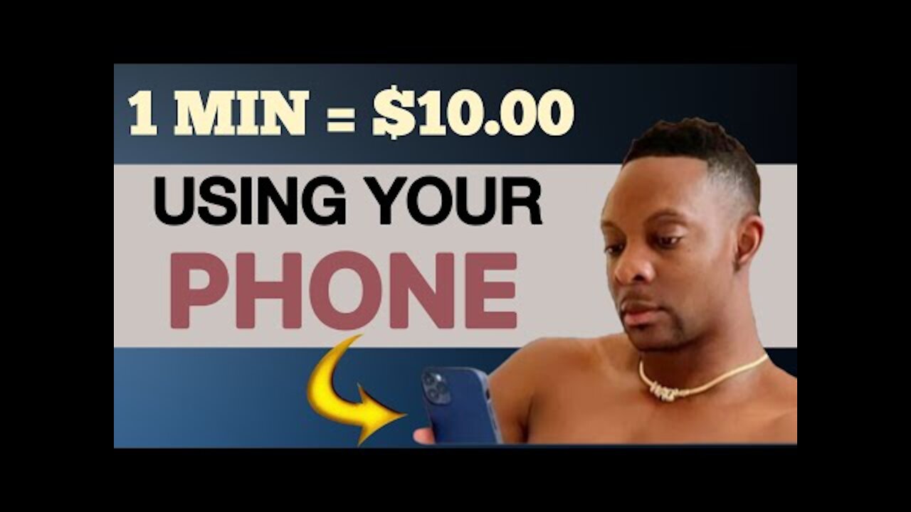 [NEW WEBSITE] Make $10 Every Minute Using Your Phone For FREE | Make Money Online 2021