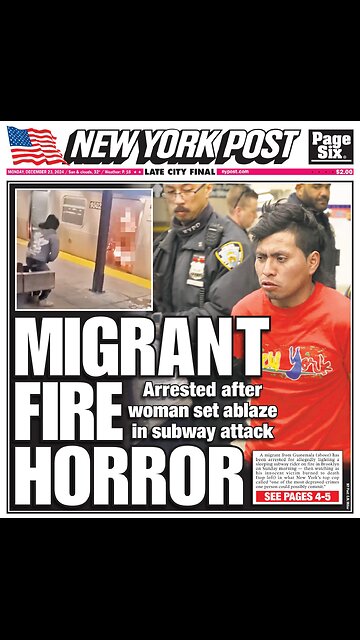 WOMAN BURNED ALIVE🚉🔥🚷🔥👽📸ON NEW YORK CITY SUBWAY TRAIN🚊🚺💫