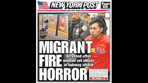 WOMAN BURNED ALIVE🚉🔥🚷🔥👽📸ON NEW YORK CITY SUBWAY TRAIN🚊🚺💫