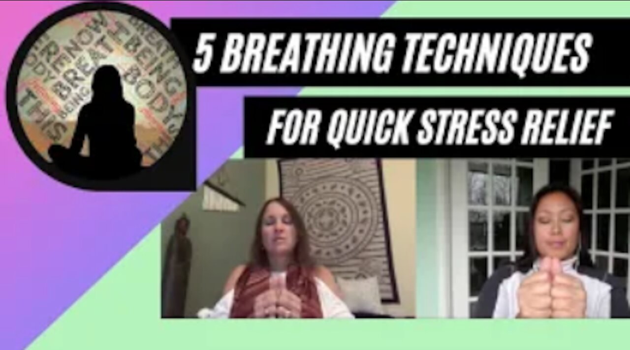 5 BREATHING TECHNIQUES FOR STRESS RELIEF | How You Breath Can Help Reduce Your Stress Levels