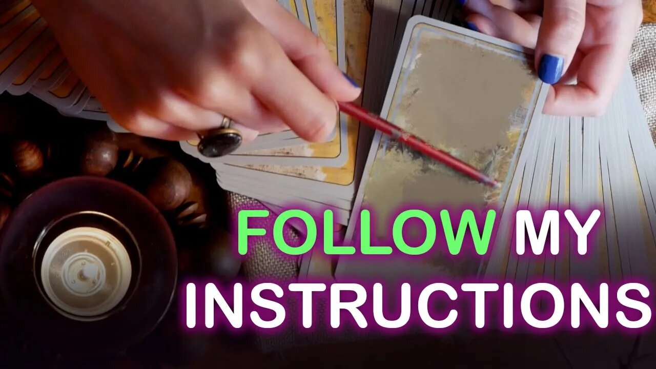 ASMR Follow Instructions & Affirmative Tarot Reading for Sleep