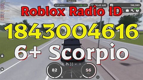 Scorpio Roblox Radio Codes/IDs