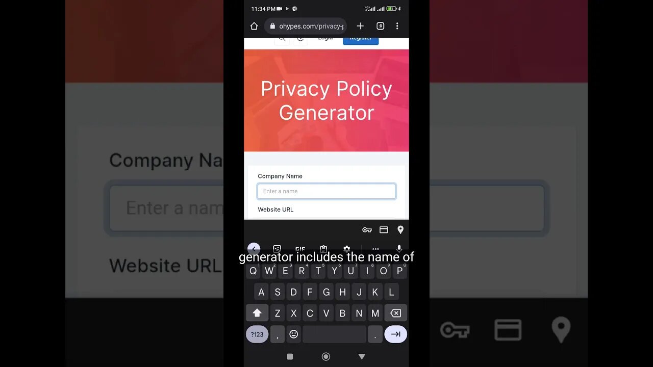 How To Generate Privacy Policy For your website in 1 Minute