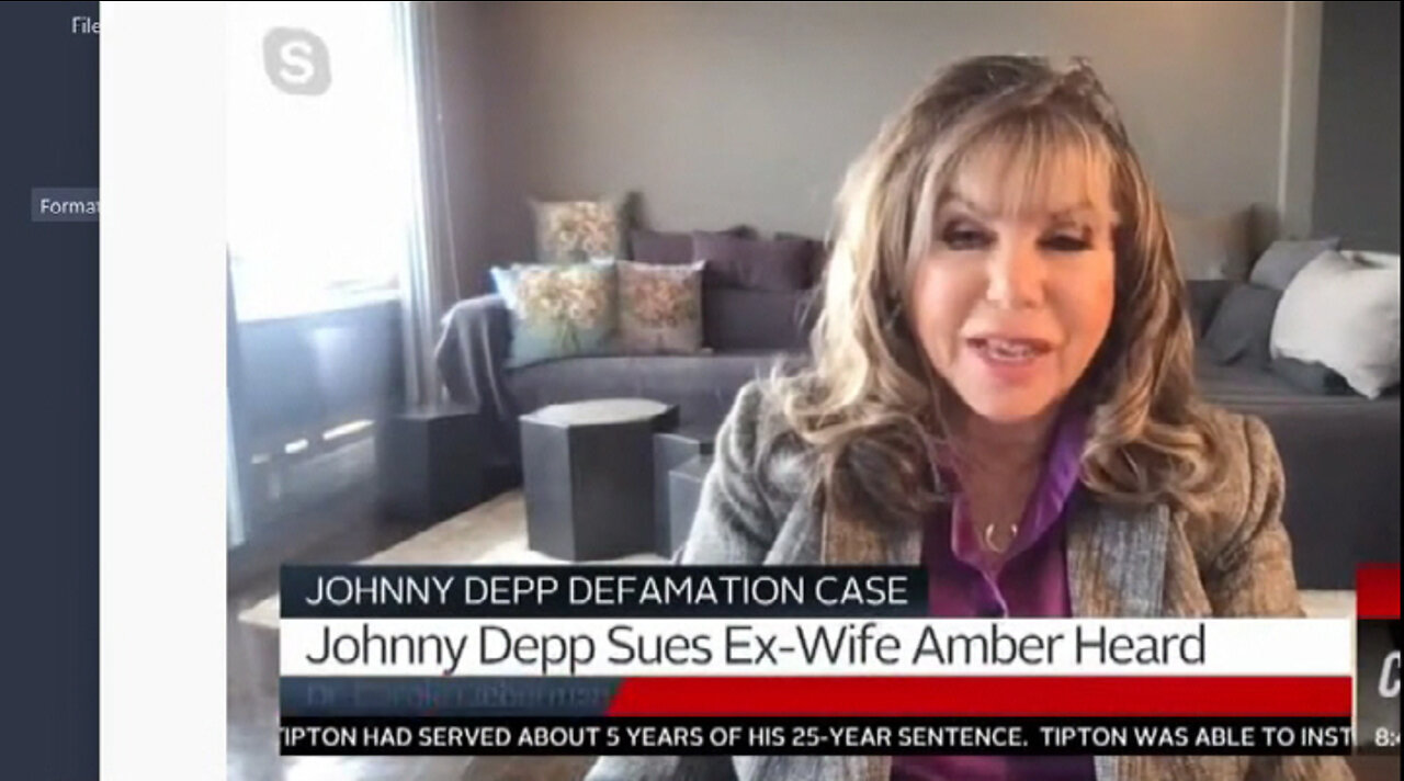 Dr Carole Lieberman - Johnny Depp Defamation Trial - Court TV - 04-11-22