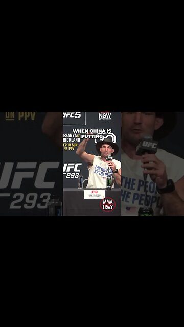 Sean Strickland Using His Platform to Speak Out #isrealadesanya #ufc293 #seanstrickland #ufcsydney