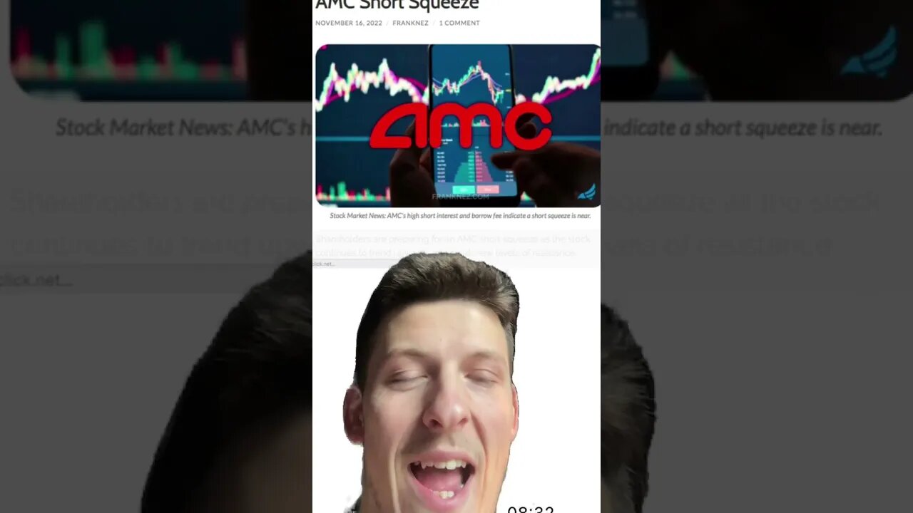 MEDIA SAYS WE ARE SQUEEZING #amc #gme