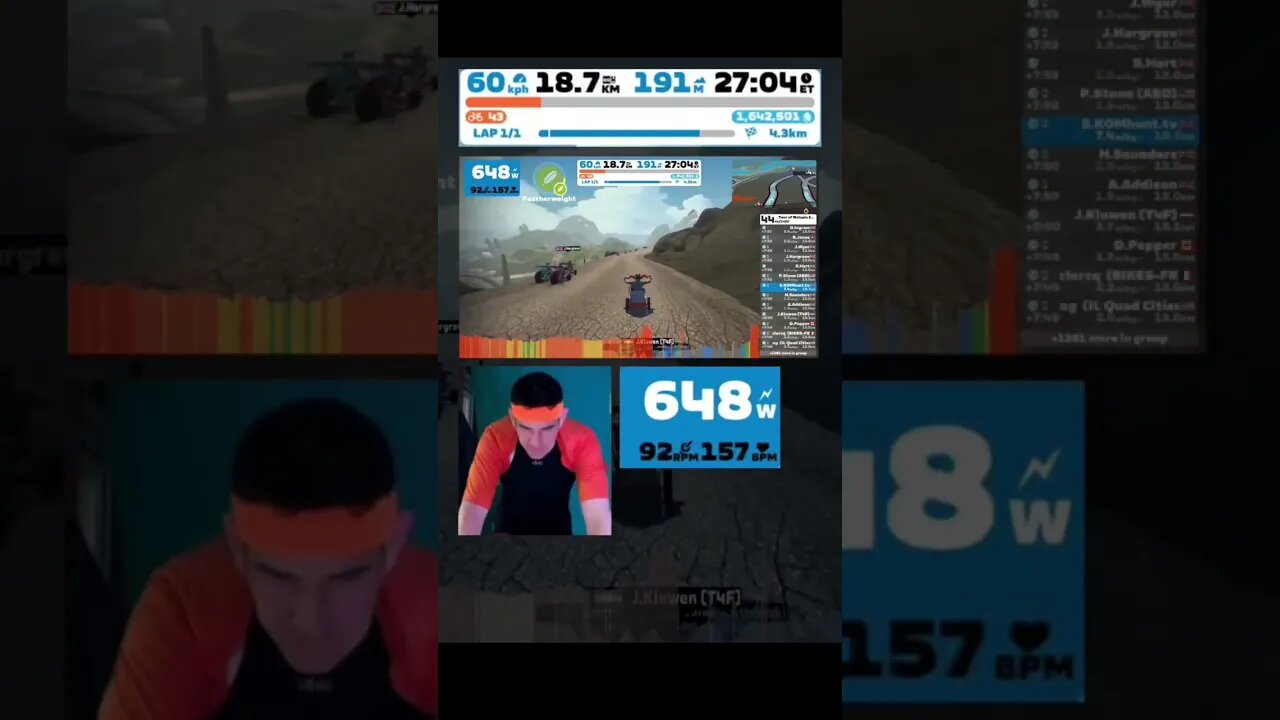Tour of Watopia Racing Down the Volcano on a TRIKE?! #zwifter #zwift