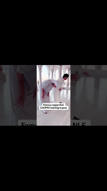 Famous rapper NLE CHOPPA learning to pray