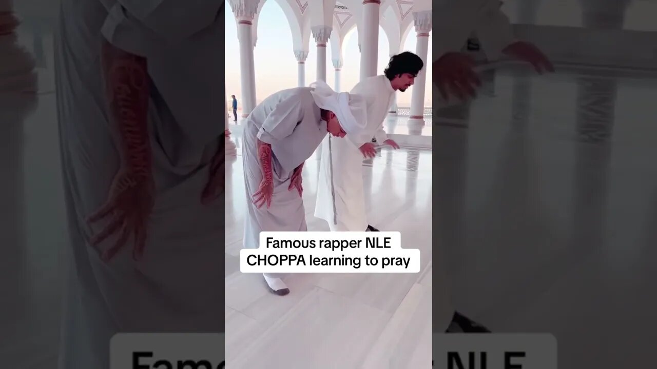 Famous rapper NLE CHOPPA learning to pray