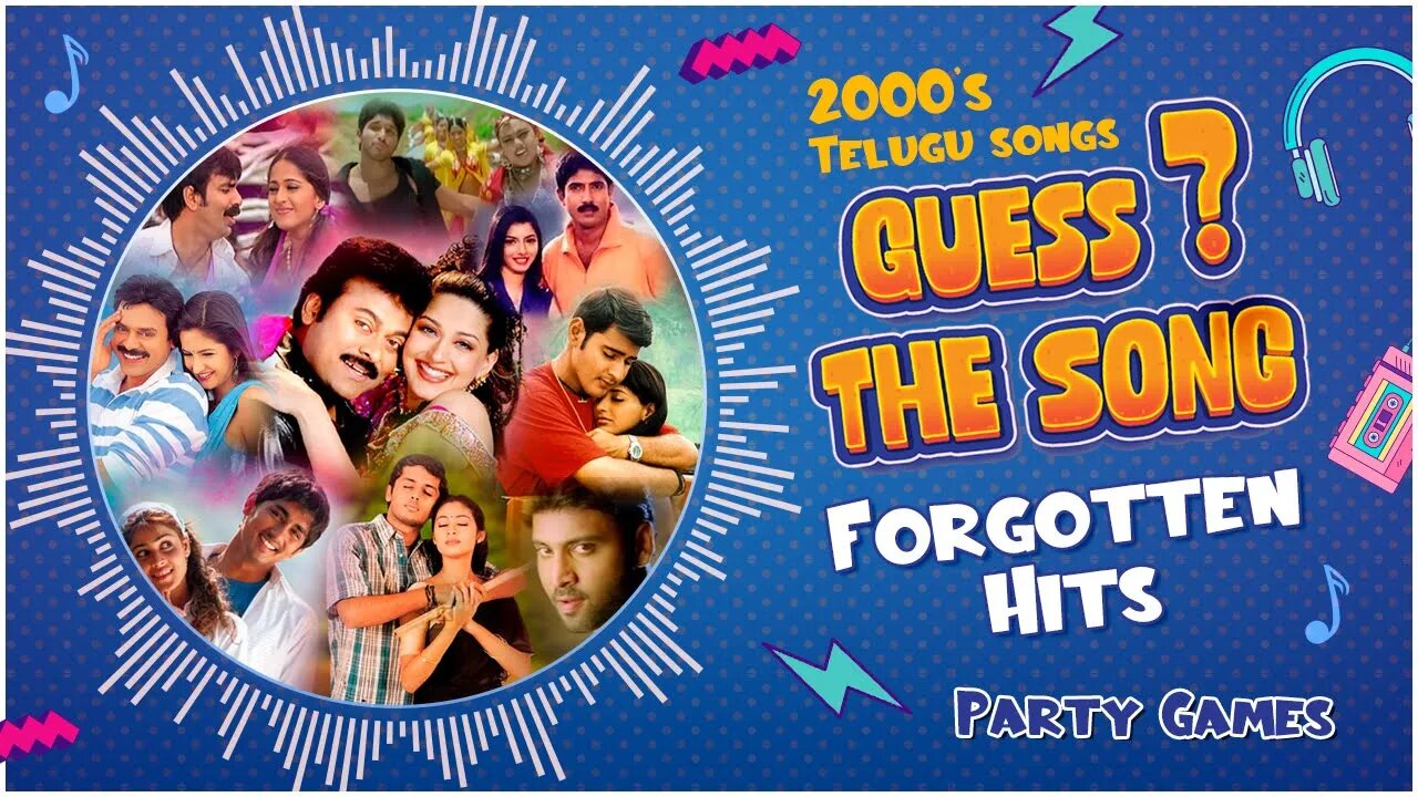 Guess the Song | 2000s Forgotten Hits | Telugu Hit Songs | Fun Party Games for Friends