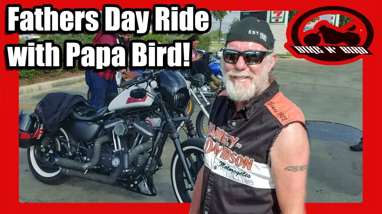 Father's Day Group Ride Part 1 - Harley Davidson Sportster Iron 883