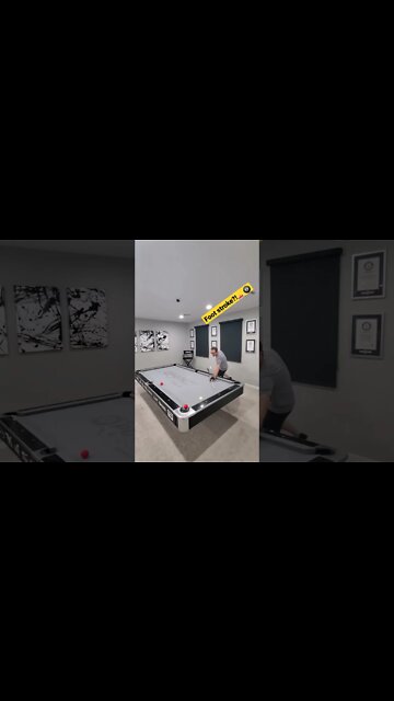 Normal shot is too easy so foot stroke it is 😂👟🎱🔴 #shorts #8ballpool