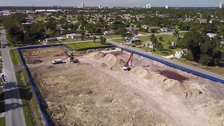 Aerials: Sludge removal in Dunbar