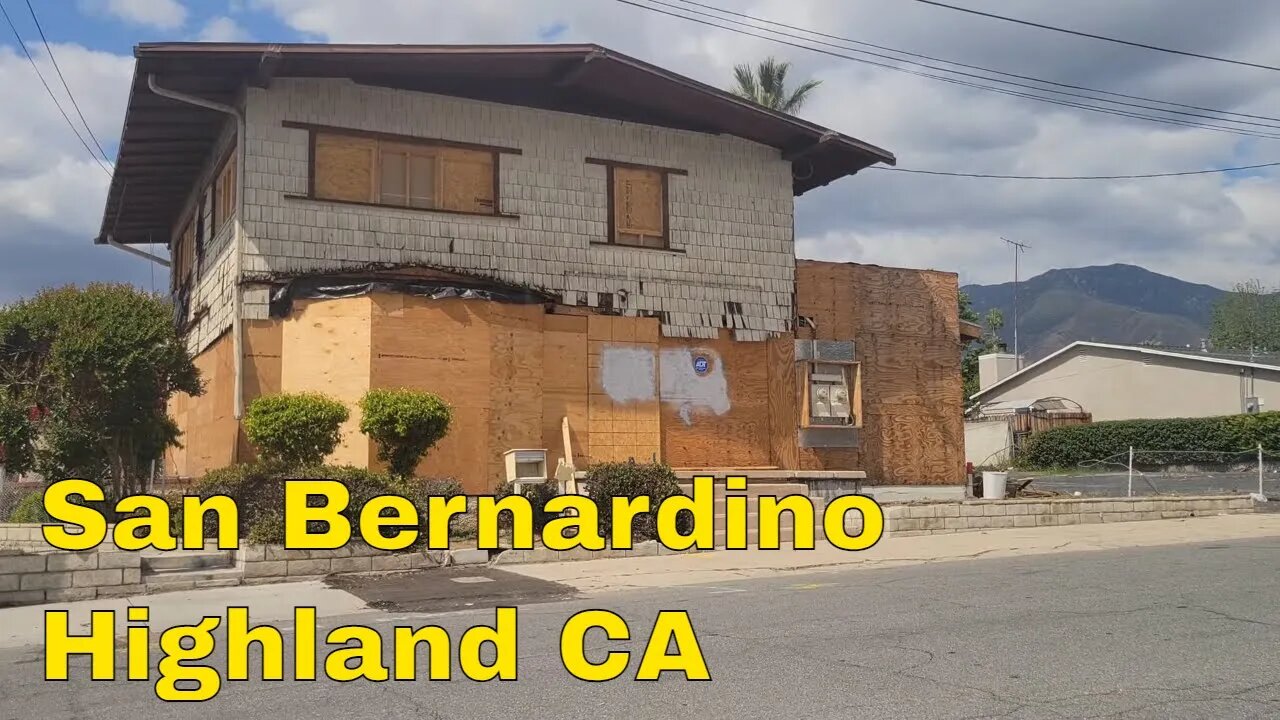 SAN BERNARDINO CA - Highland CA - Seedy underbelly - Wrecked - homeless problem