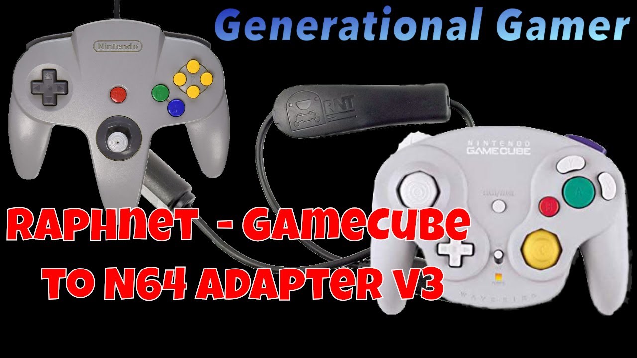 Raphnet - Nintendo GameCube Controller to N64 adapter v3 - Retro Gaming At Its Finest