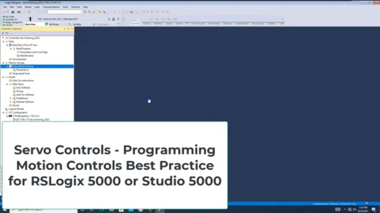 Allen-Bradley Servo Controls | Time-Stamped PLC Programming Basics