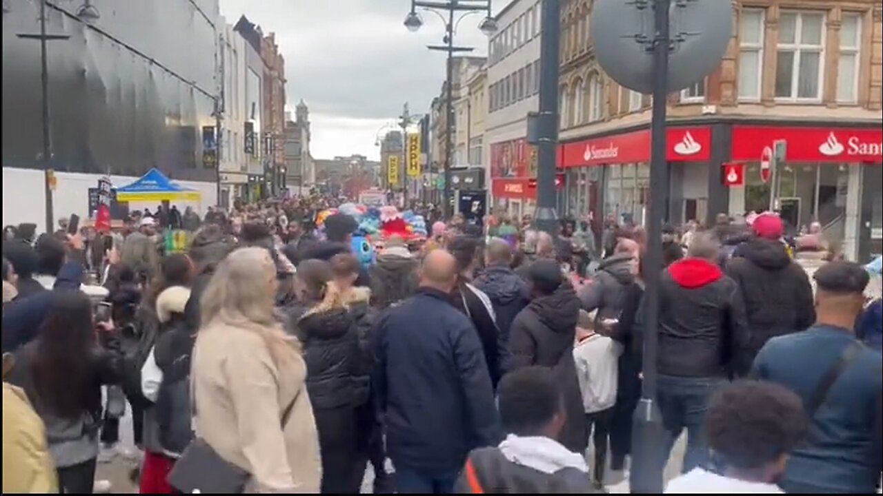 Based Brits clash with a horde of invaders in Leeds