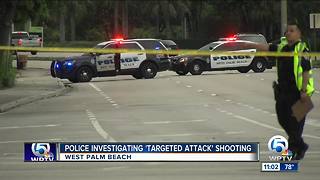 Man shot after vehicle crash in West Palm Beach.