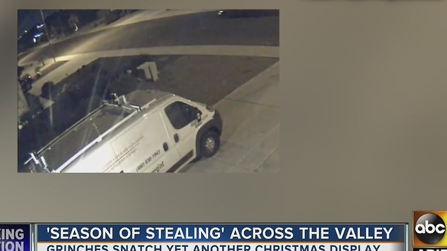 More Christmas displays stolen across the Valley
