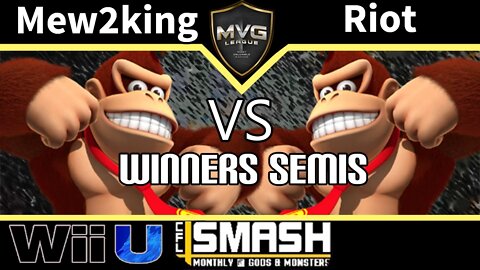 COG MVG|Mew2King (Donkey Kong) vs. Riot (Donkey Kong) - SSB4 Winners Semis