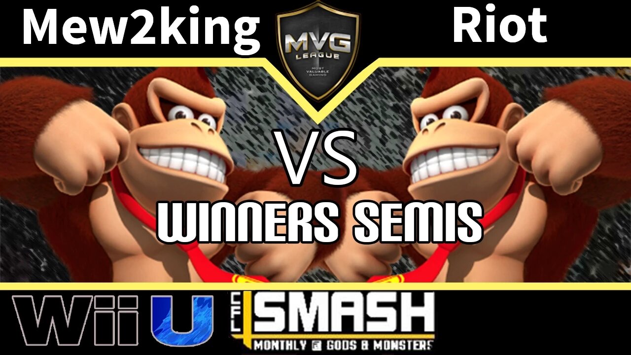 COG MVG|Mew2King (Donkey Kong) vs. Riot (Donkey Kong) - SSB4 Winners Semis