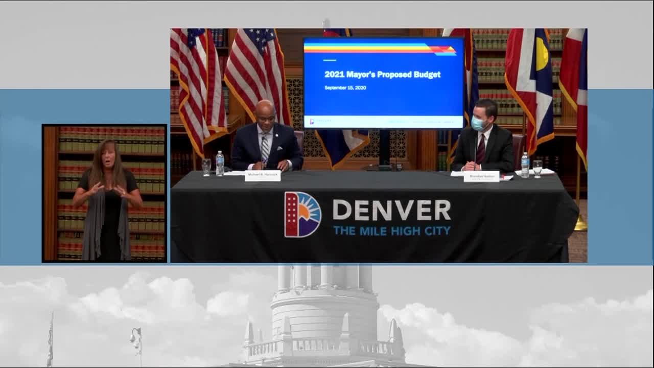 Mayor Hancock presents 2021 Denver budget proposal