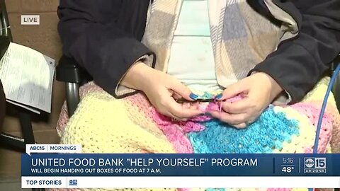 Long lines at Valley food banks