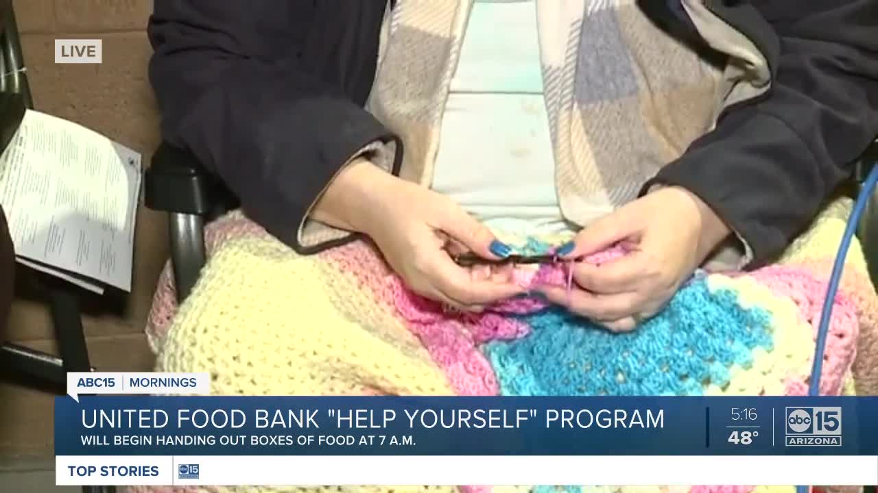 Long lines at Valley food banks