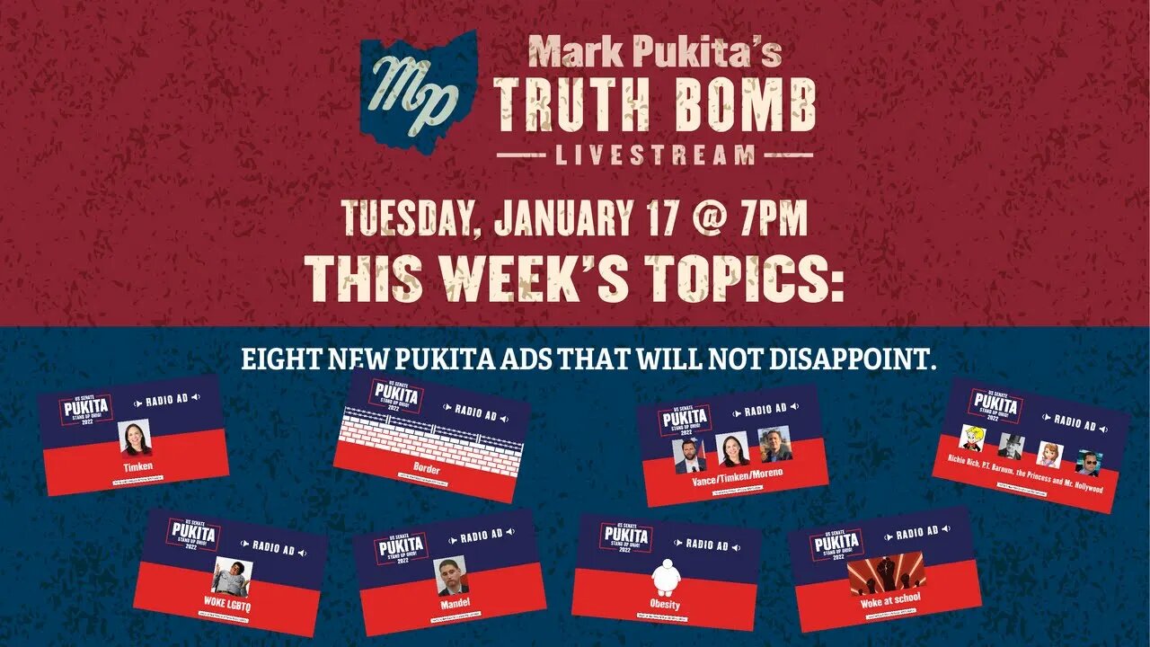 Mark Pukita's Truth Bomb - Commercial Reveal - 1/17/2022