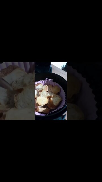 fizemos torrada na Air frye #dy #short