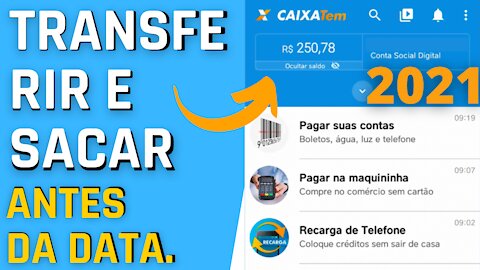 Transferir Auxilio Emergencial 2021 Antes da Data | Transferir o dinheiro do auxílio emergencial