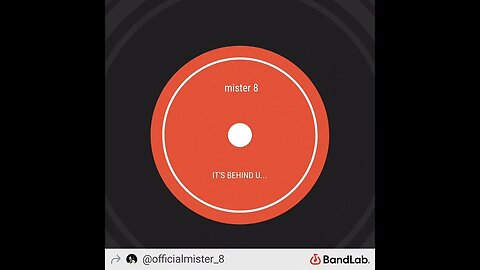 Mister 8 - "it's behind u" (Studio Pre-Release Copy, #Halloween #Playlist)