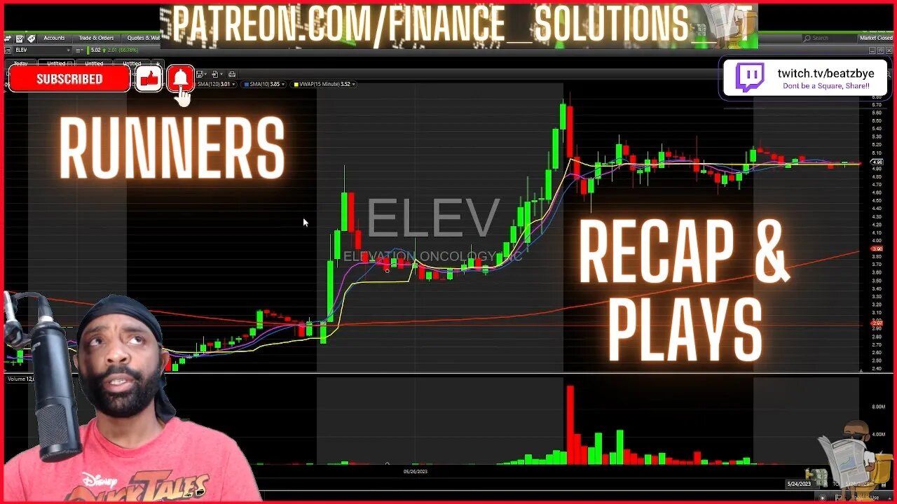 RUNNERS, RECAPS & PLAYS FINANCE SOLUTIONS MAY 26TH 2023